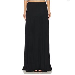 NWOT, Lioness Field of Dreams Black Maxi Skirt